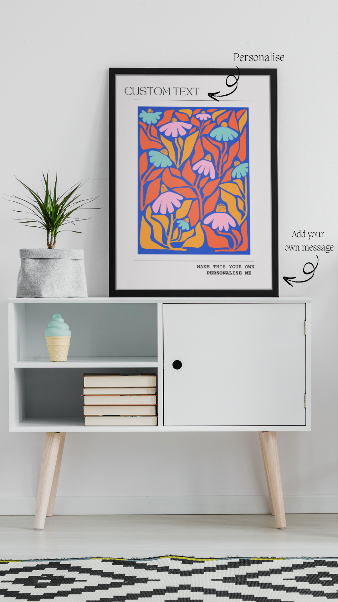 Vibrant Bloom Custom Art Print