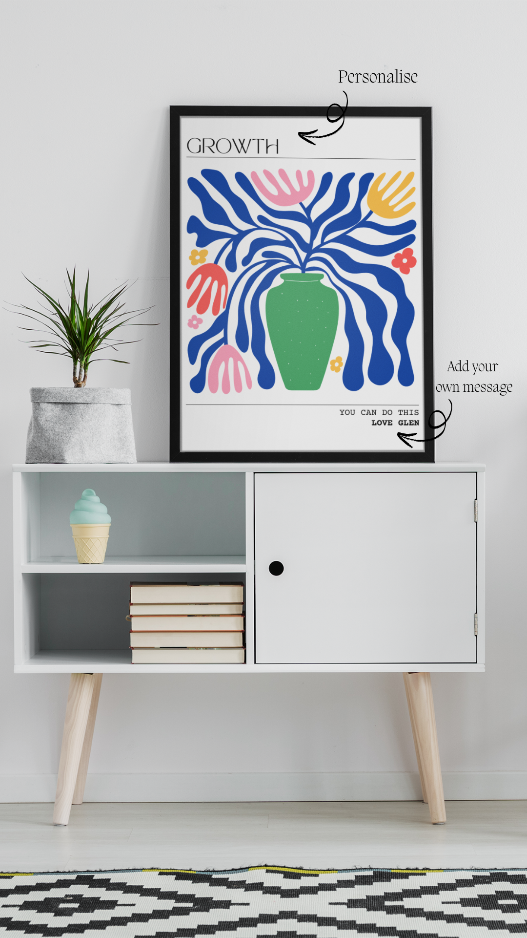 Growth | Personalised Botanical Art Print