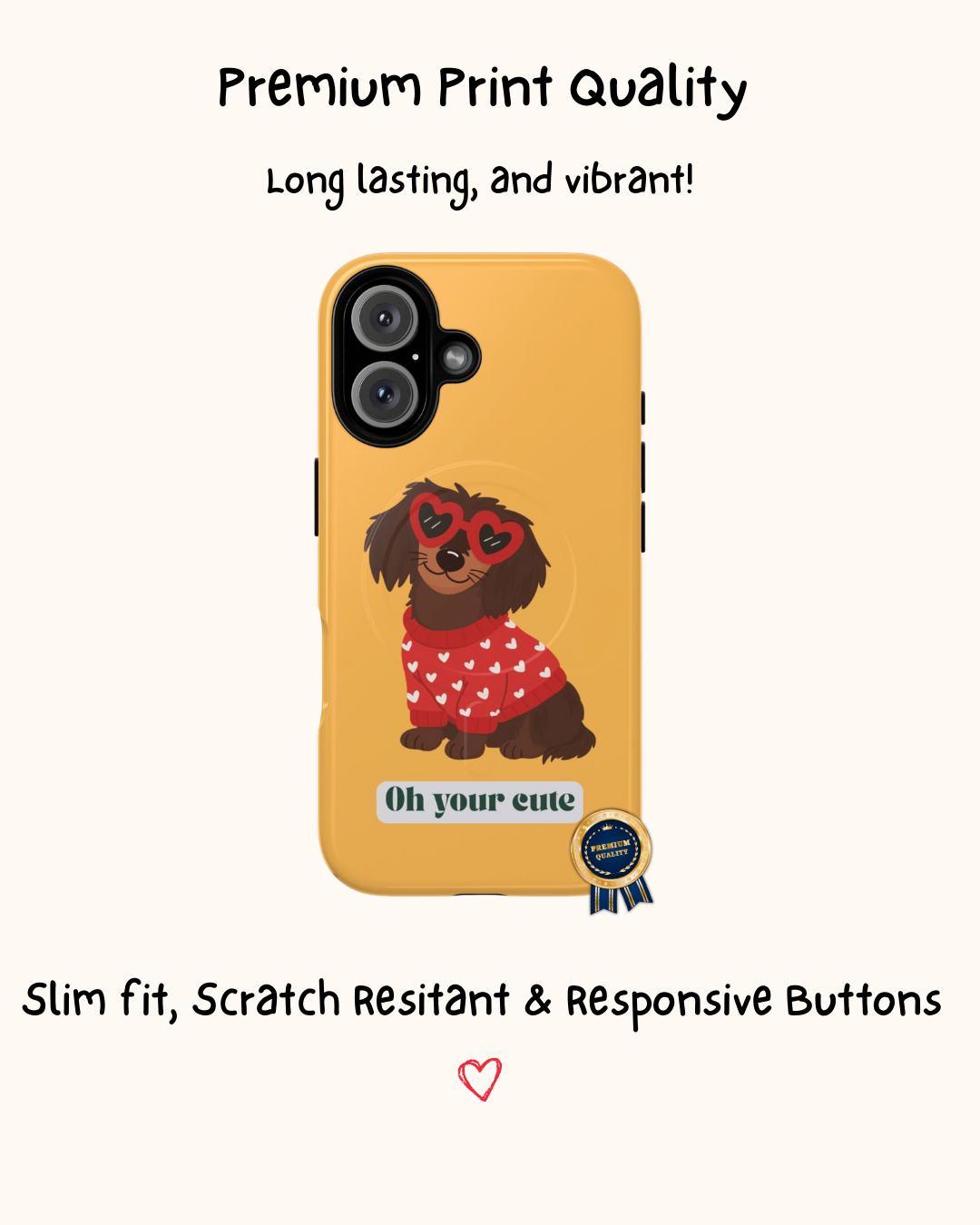 You Cute Dog Phone Case 💜
