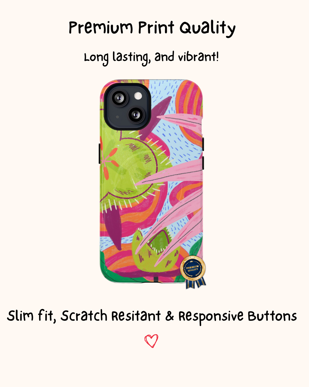 Colourful Botanical iPhone Case 🌿