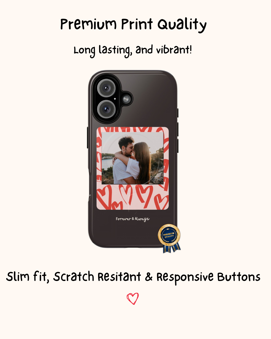 Love Heart Polaroid Phone Case 💕