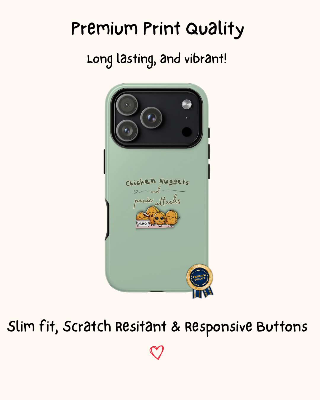 Chicken Nuggets & Panic Attacks Phone Case