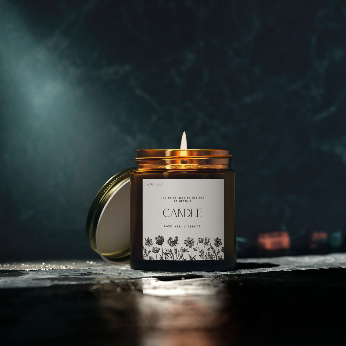 Floral Candle for those hard to buy for