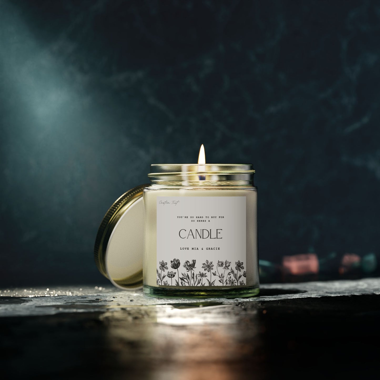 Floral Candle for those hard to buy for