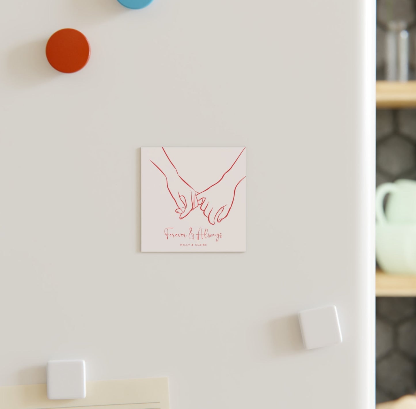 Personalised Valentines Magnet