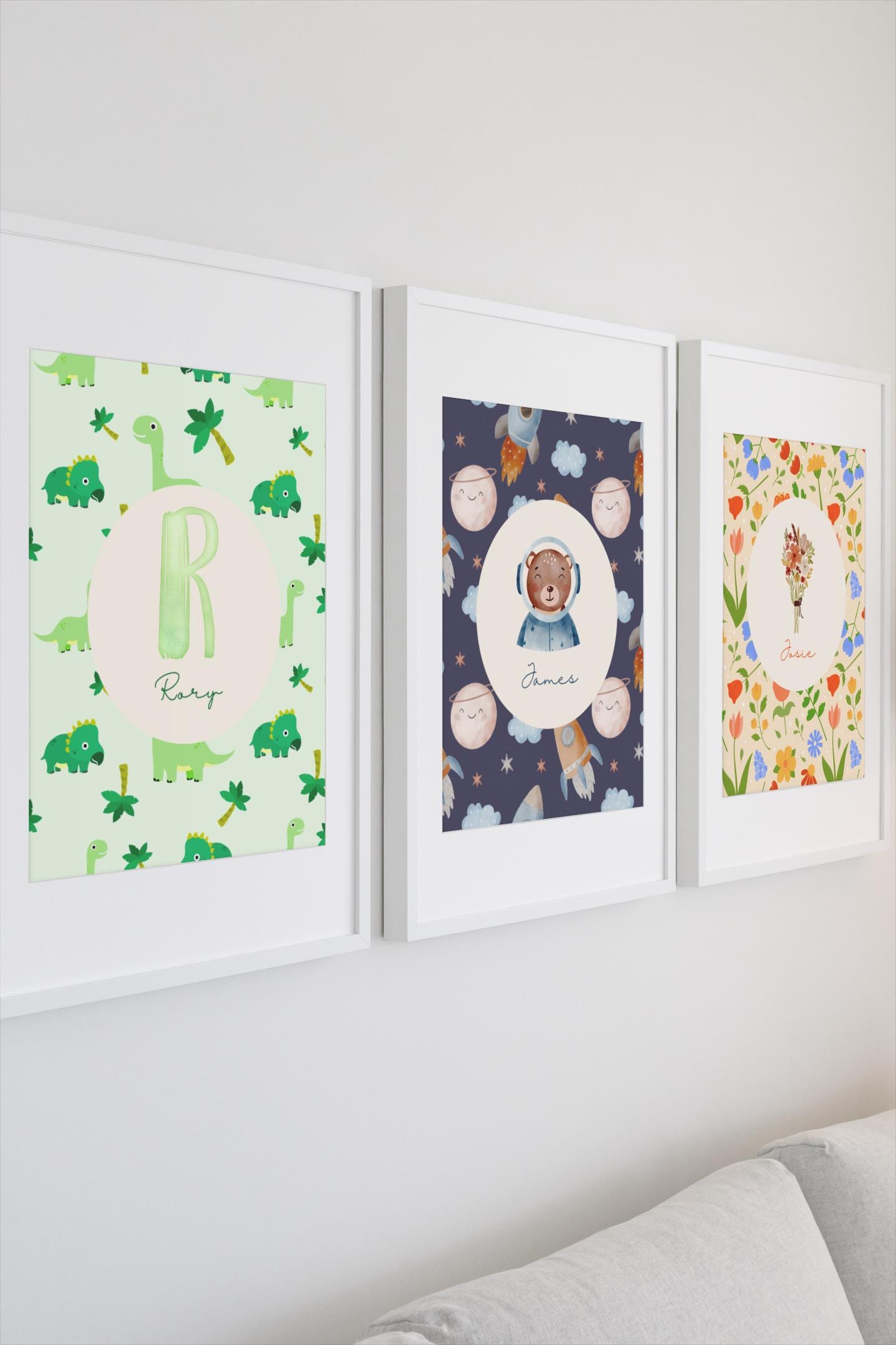 Personalised Children’s Name Nursey Print