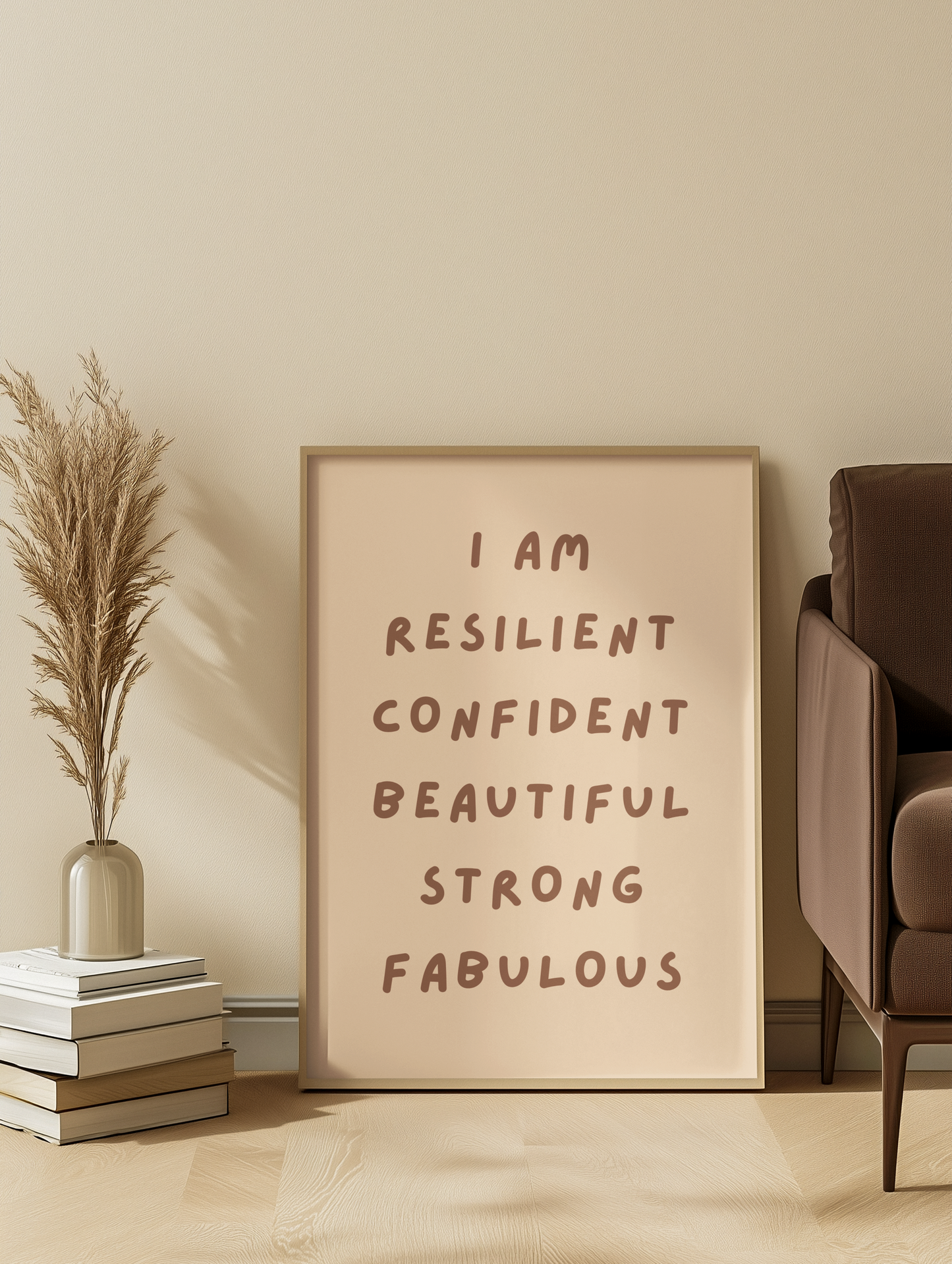 I AM Affirmation Print | Empowering Wall Art