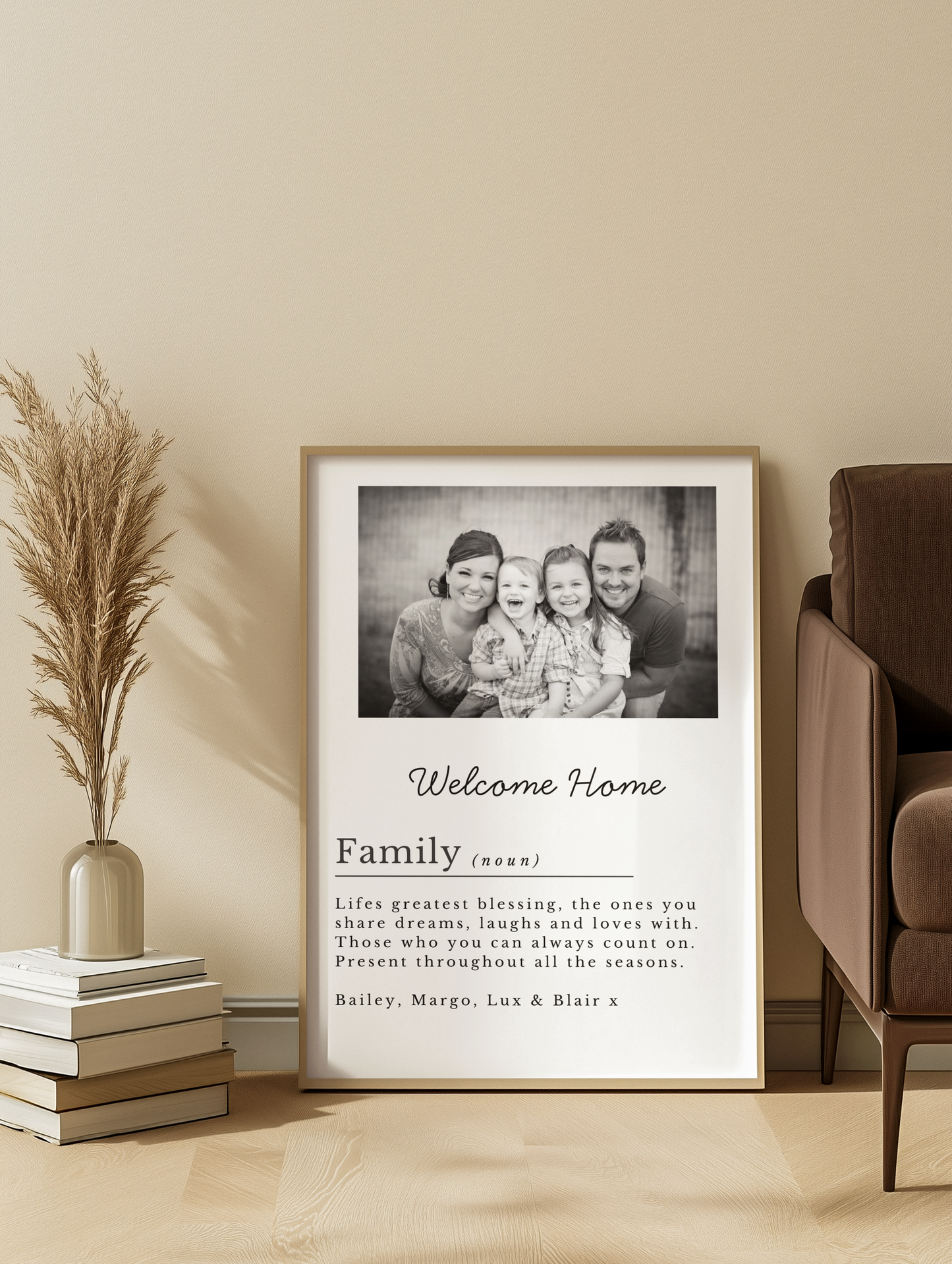 Personalized Family Photo Wall Art
