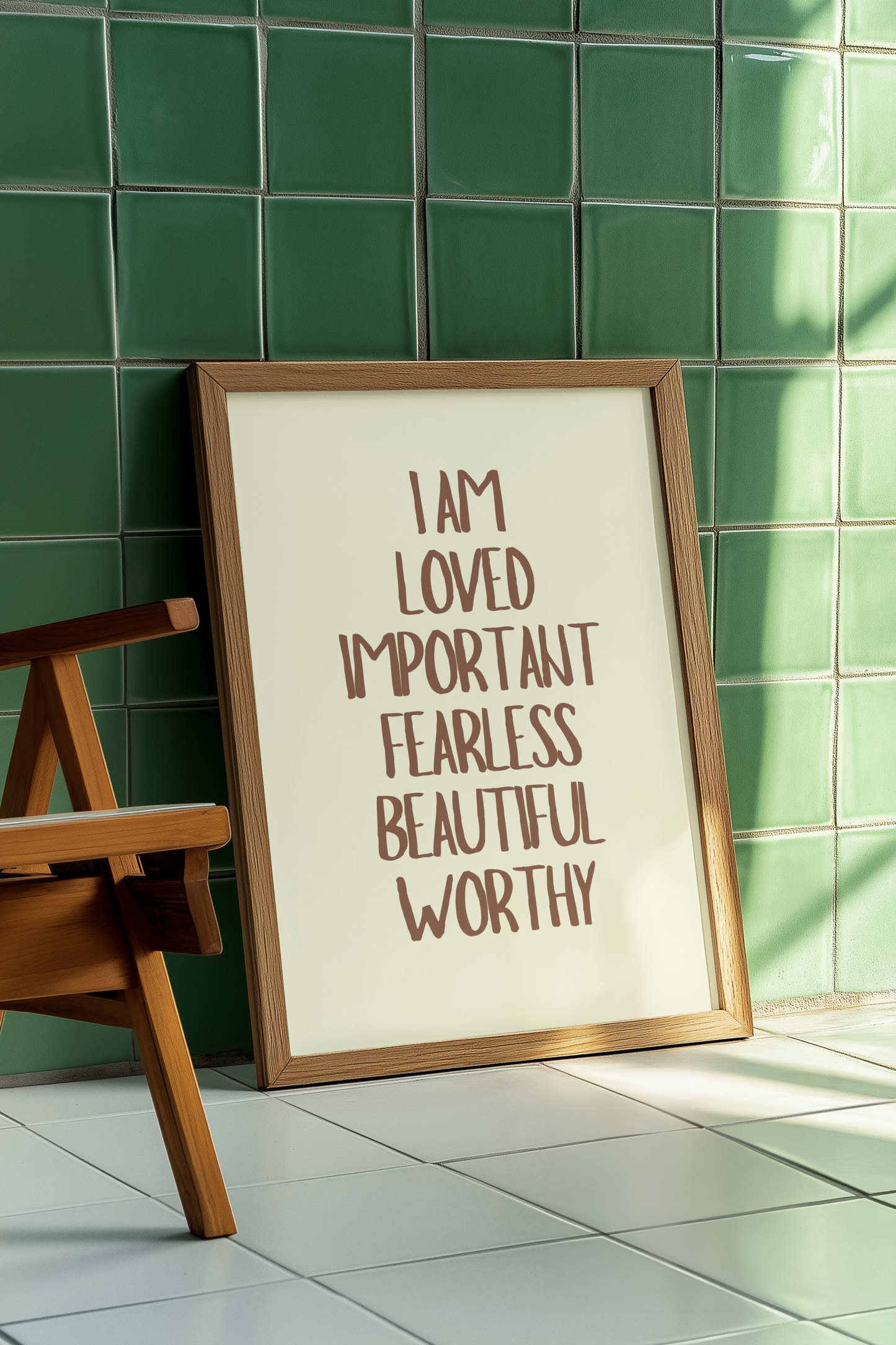 Minimalist Affirmation Wall Art Print