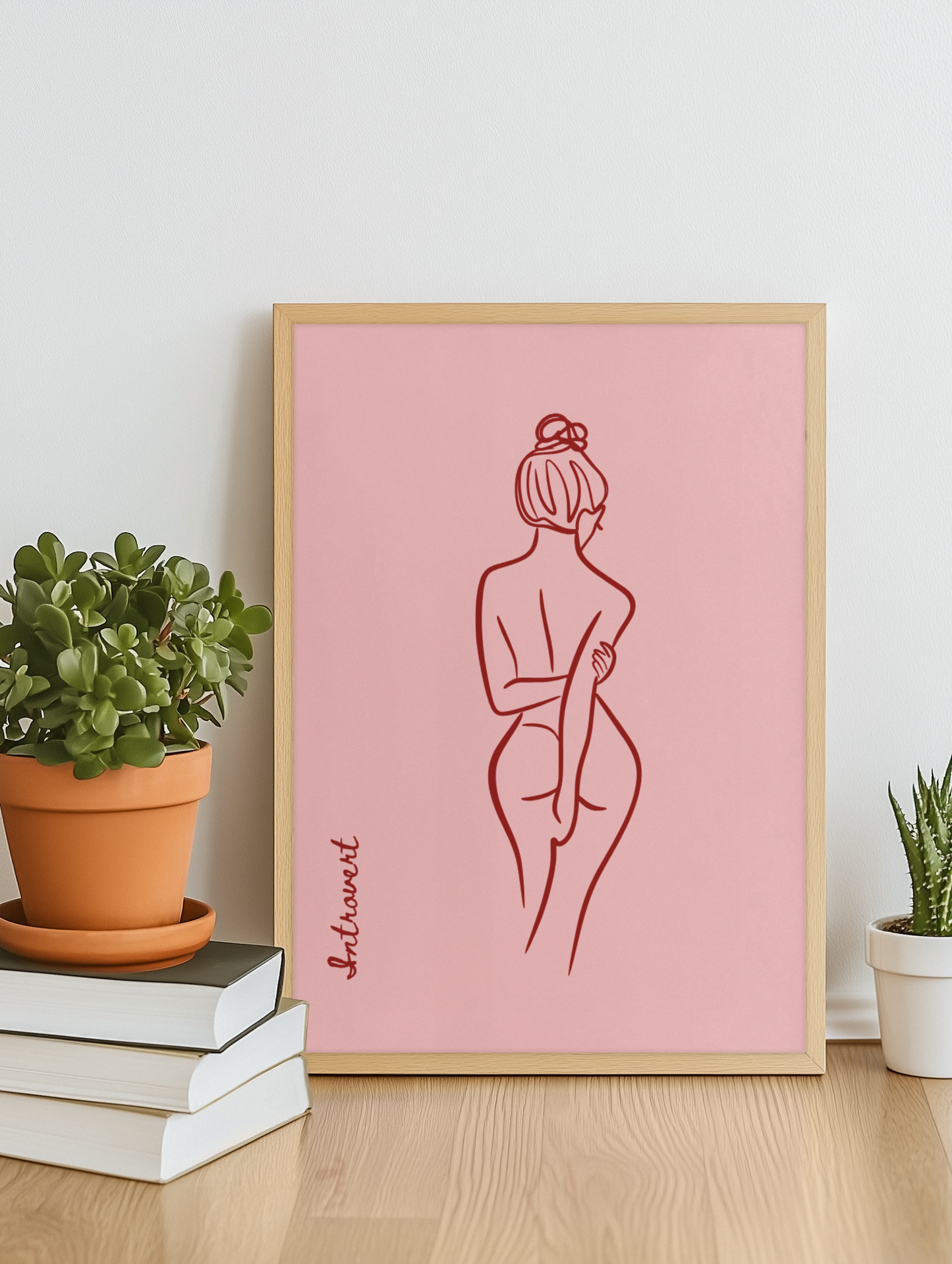 For the soul that speaks in stillness | Aesthetic Minimalist Line Art Print