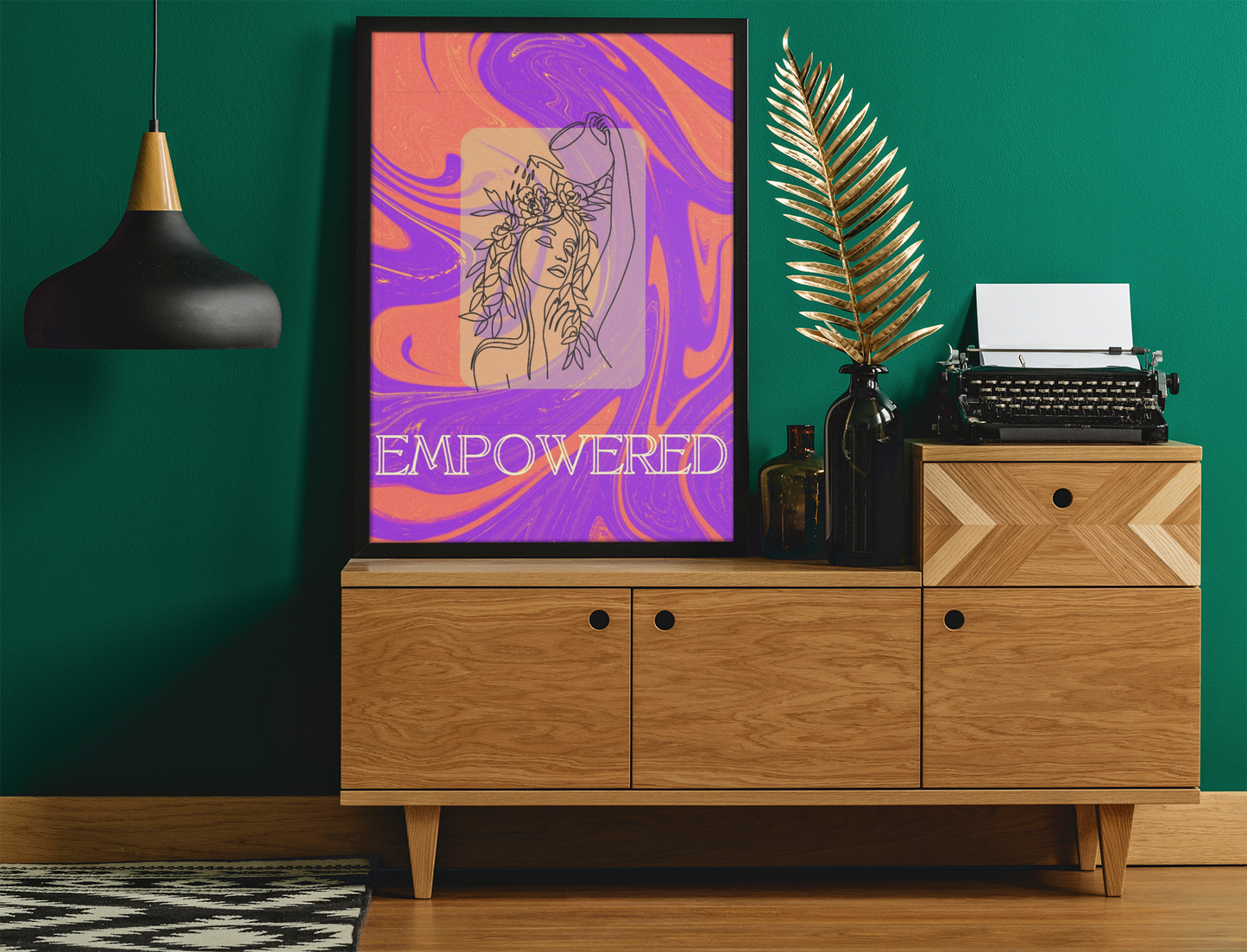 Empowered - Feminine Line Art Print