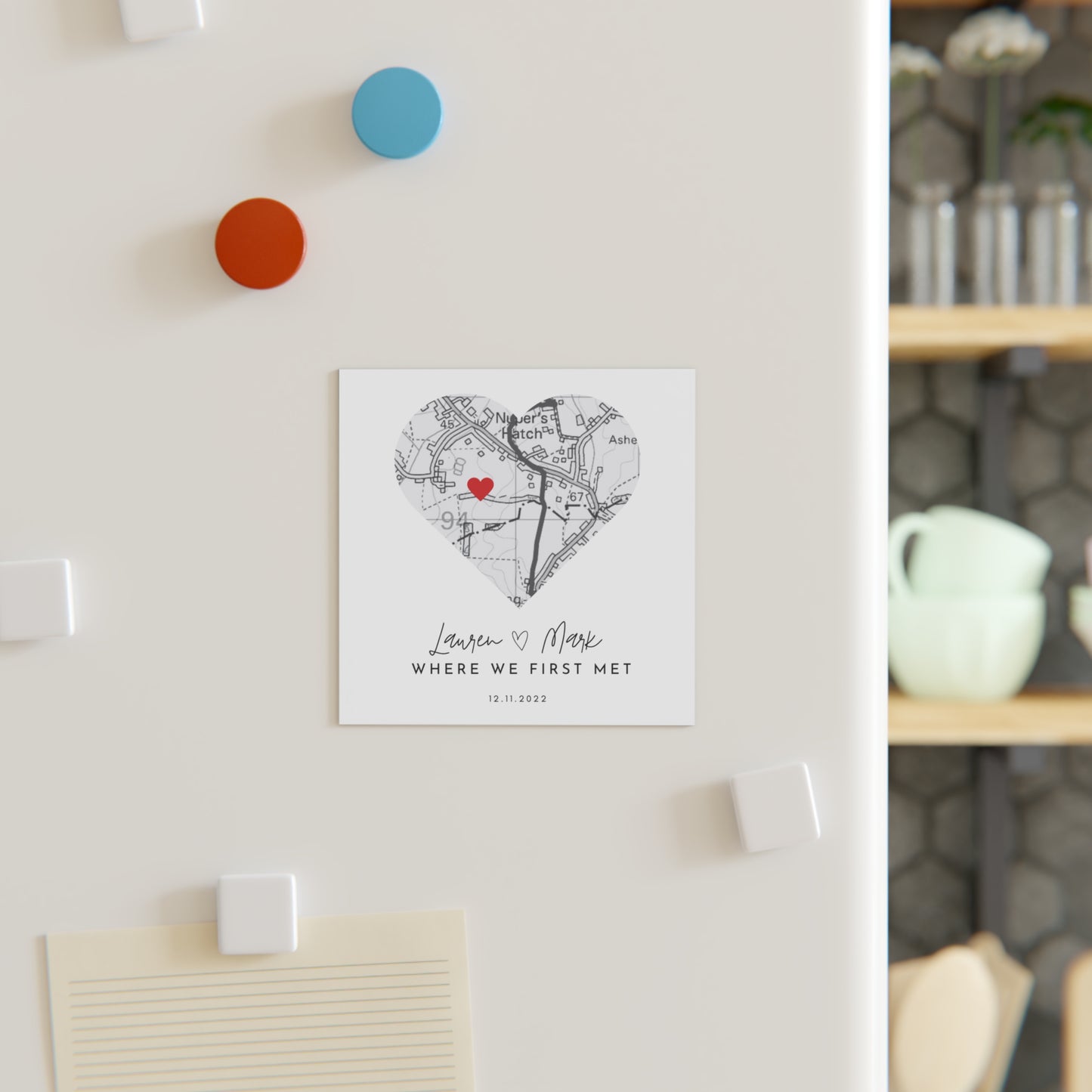 Personalised Valentines Magnet