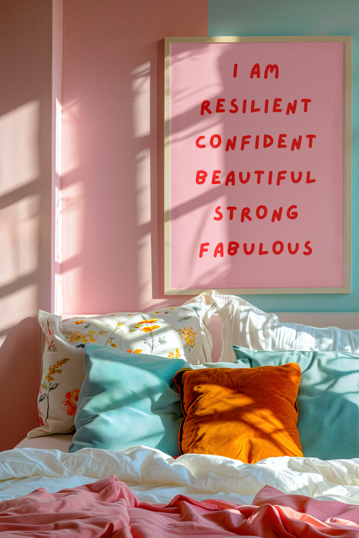 I AM Affirmation Print | Empowering Wall Art