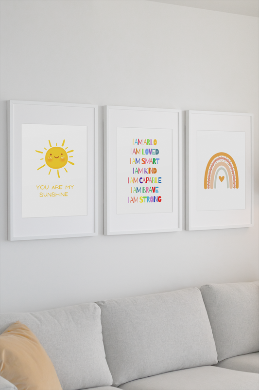 Personalised Children’s Affirmation Print Bundle