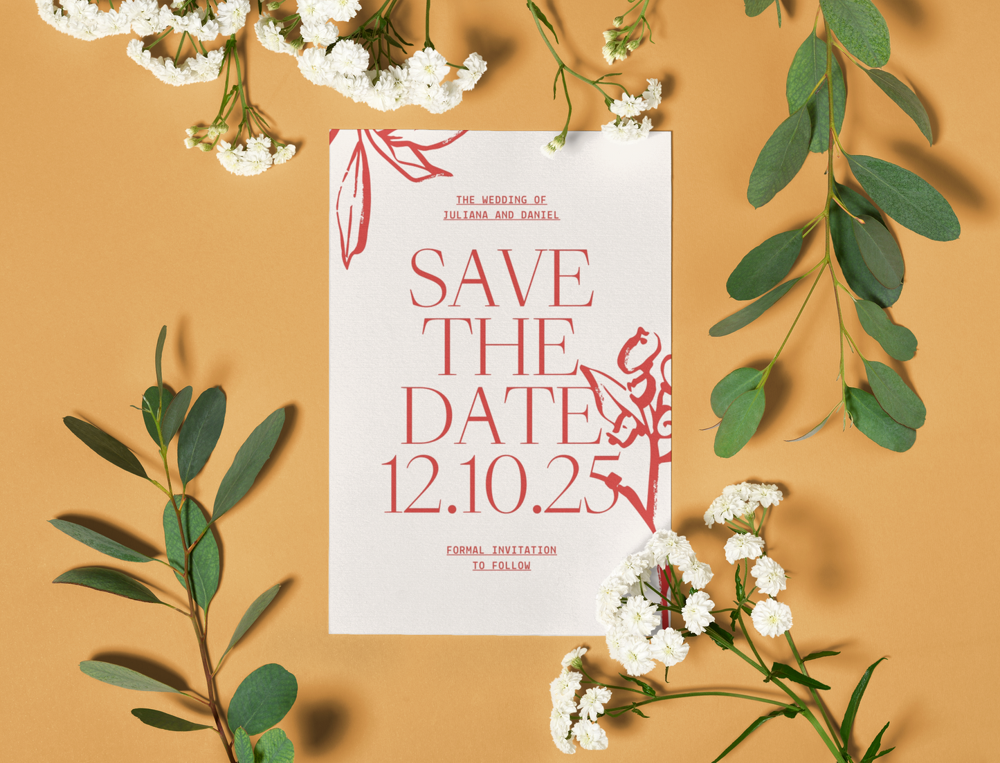 Save The Date I Wedding Announcement I Personalized Wedding Invitation