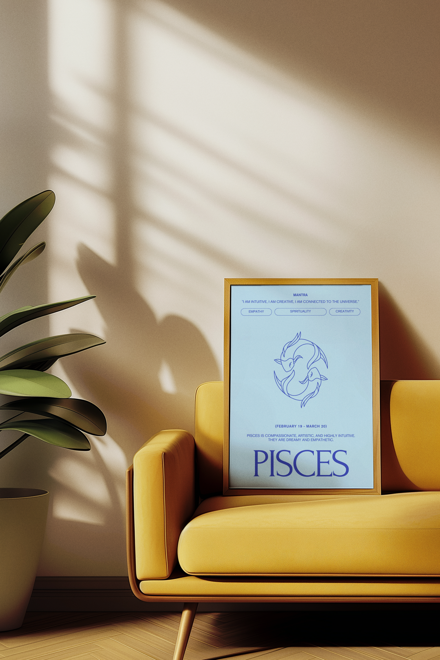 Custom made Zodiac Art Print – Minimalist Wall Decor