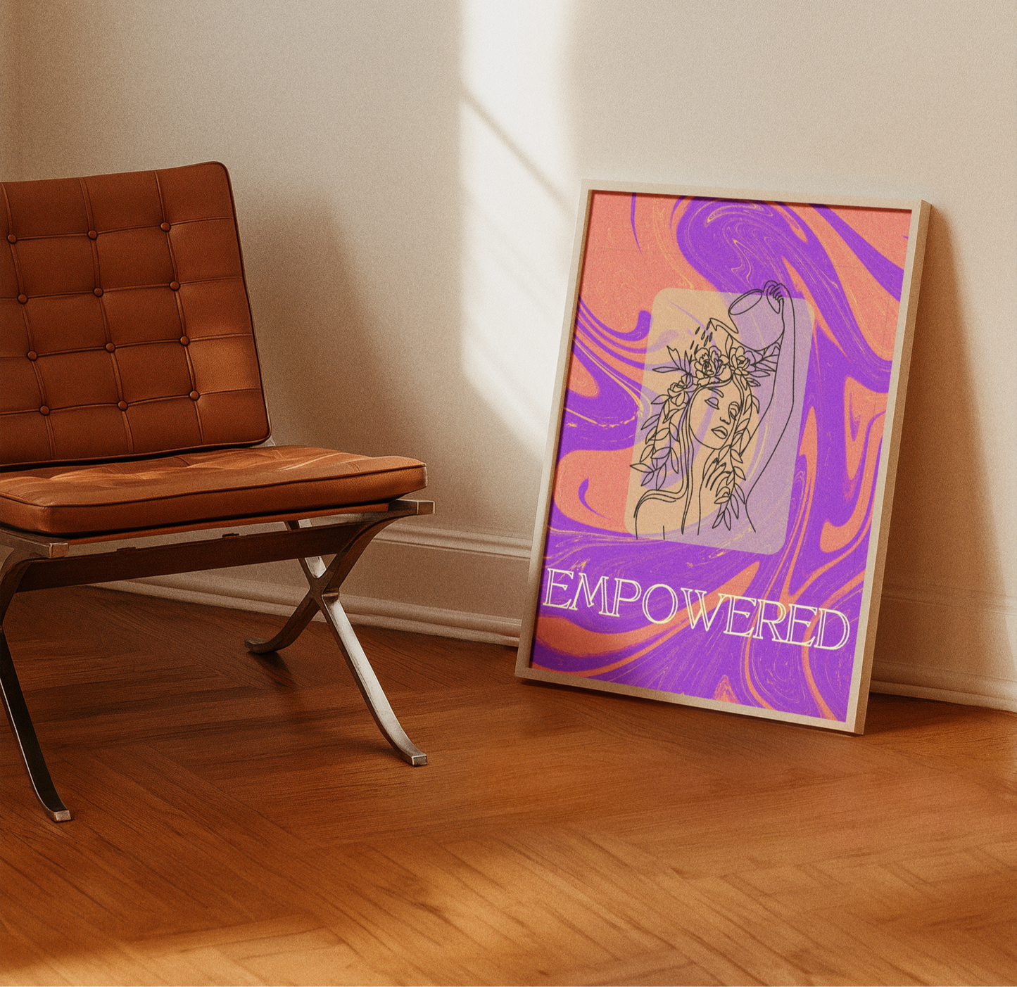 Empowered - Feminine Line Art Print