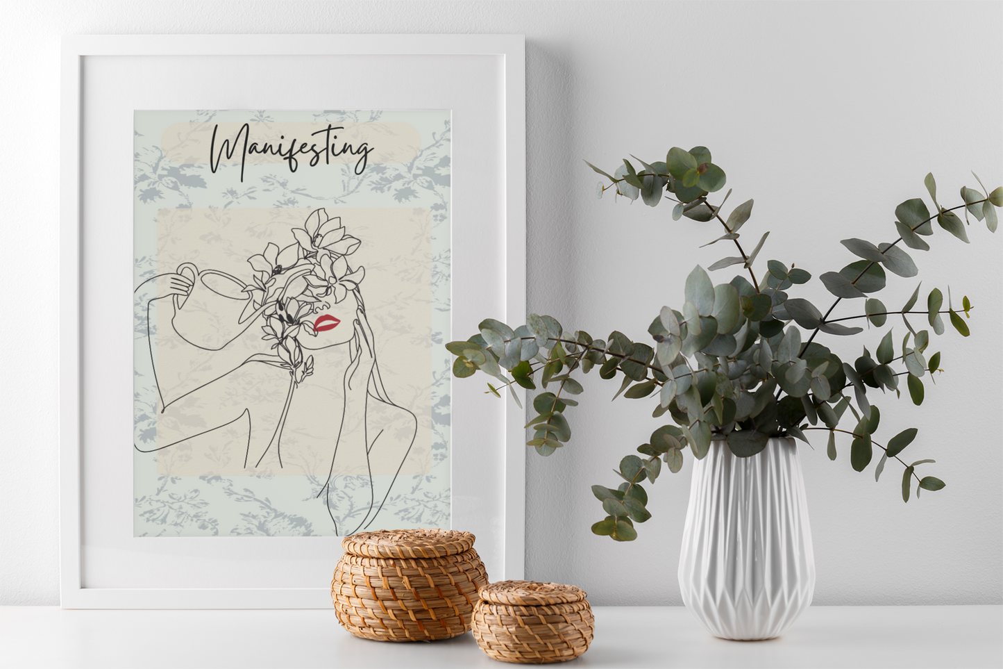 Manifesting Line Art Print