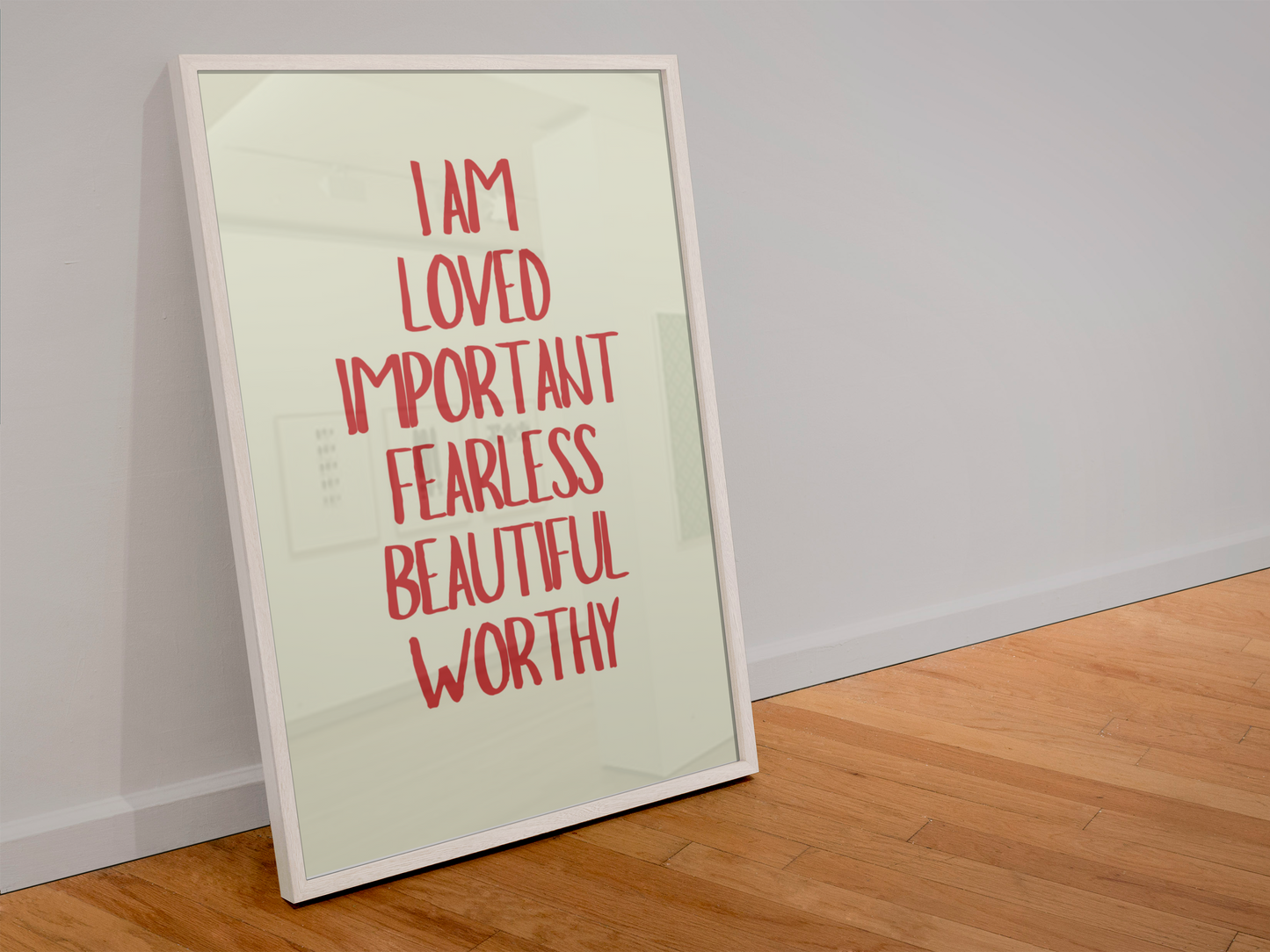 Minimalist Affirmation Wall Art Print