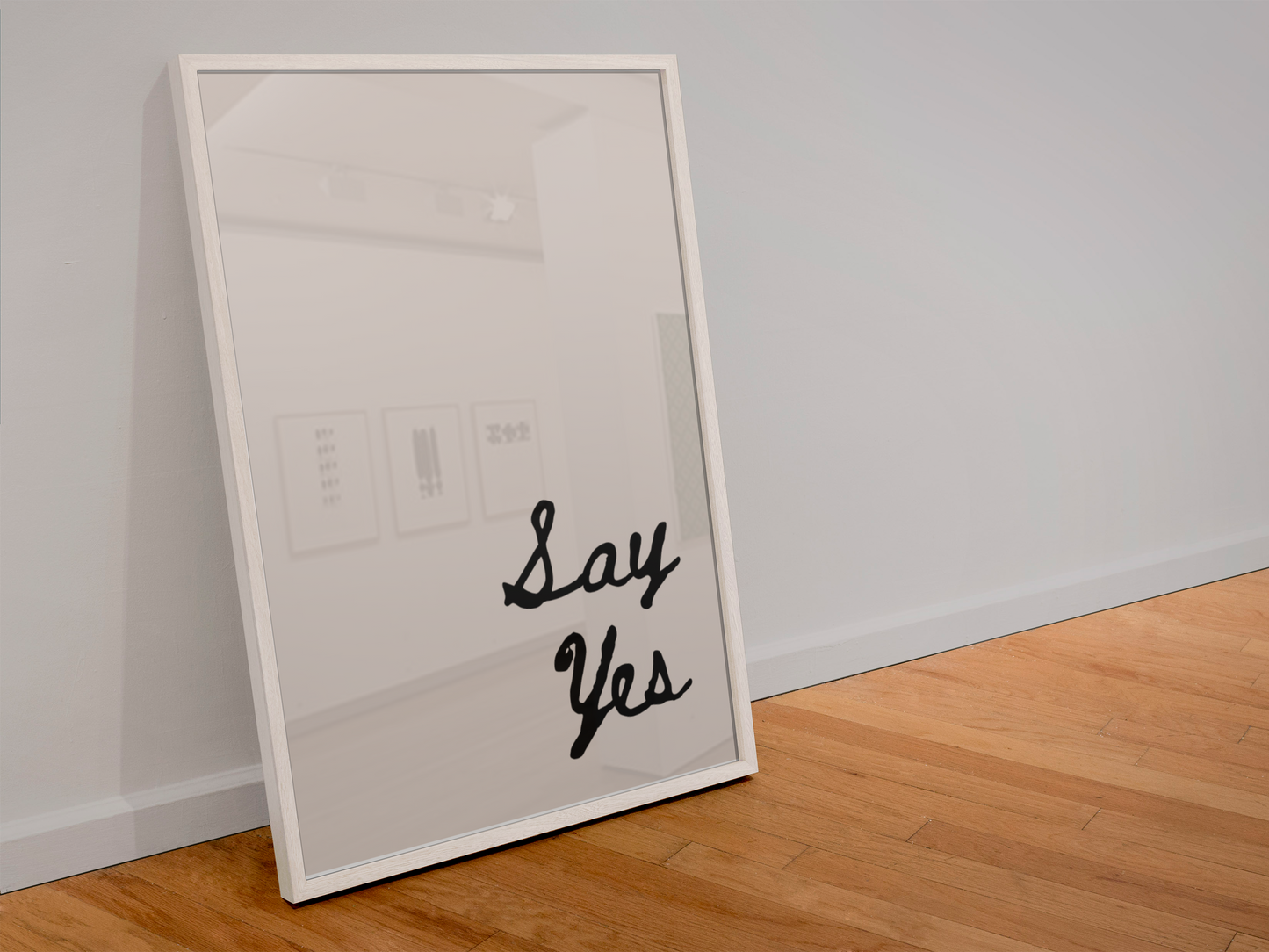 Say Yes - Motivational Cozy Minimalist Decor