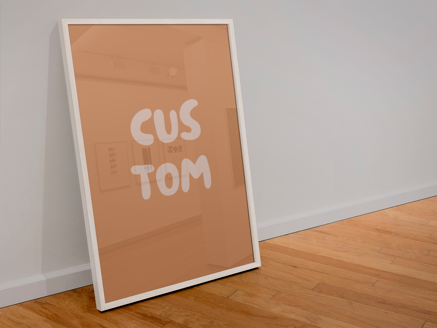 Personalised Retro Location Art Print | Colourful Bold Minimalist Typography