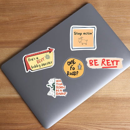 Yorkshire Sayings Stickers