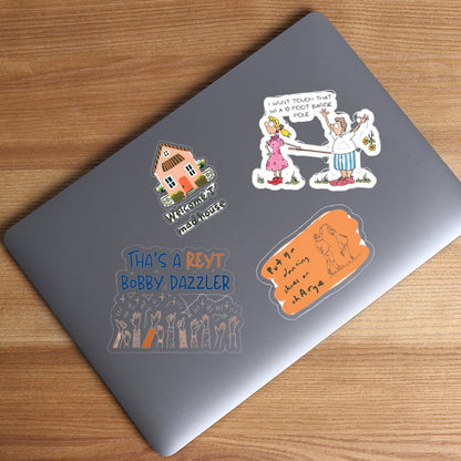 Yorkshire Sayings Stickers