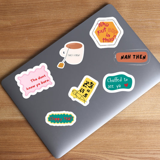 Yorkshire Sayings Stickers