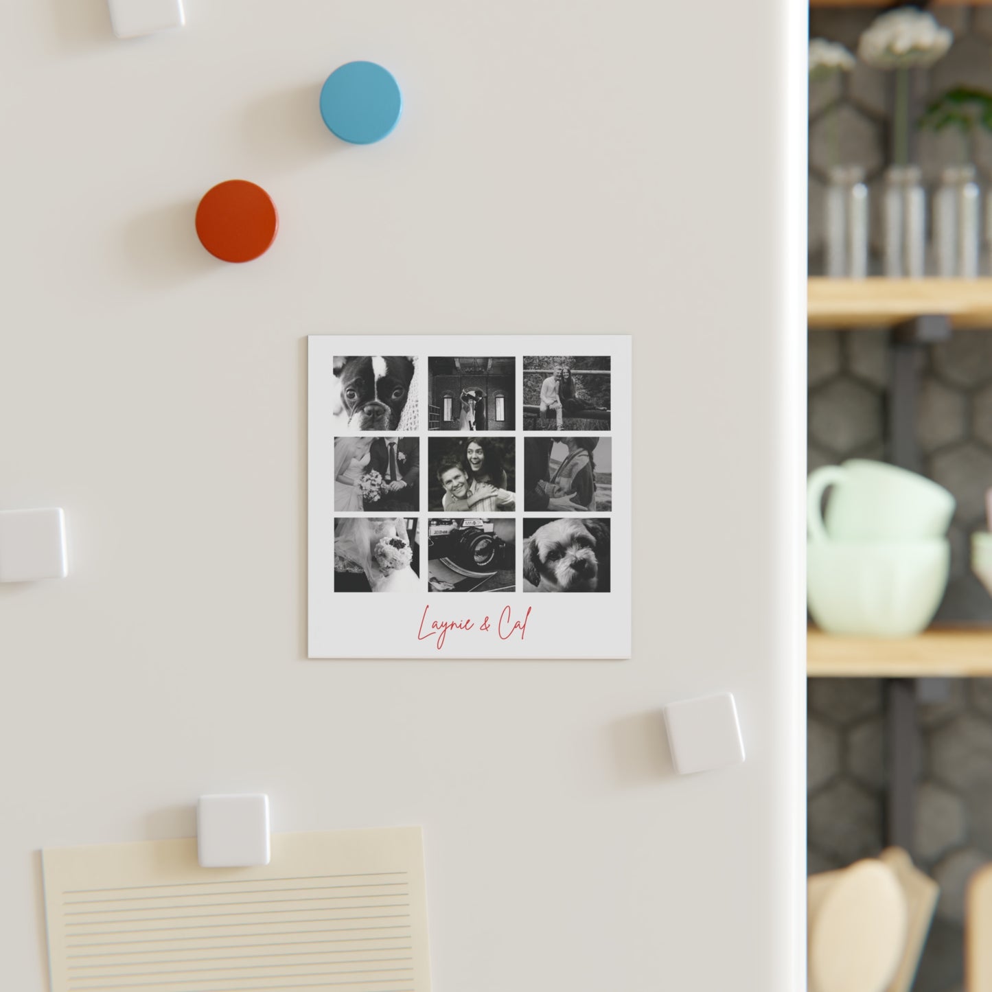 Personalised Valentines Magnet