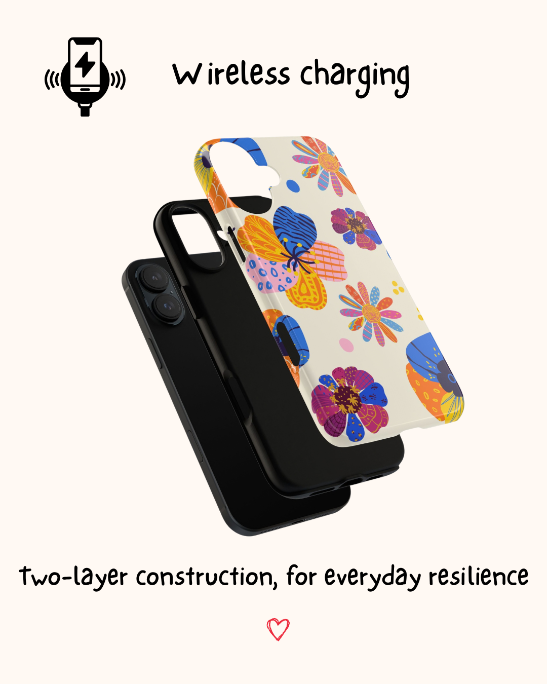 Colourful Floral Phone Case 🌼