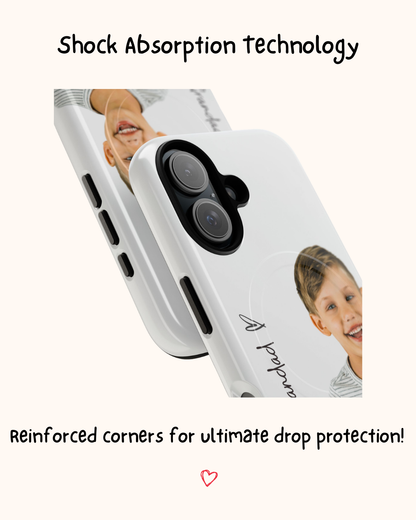 Personalised Handwriting iPhone Case with Photo 💛