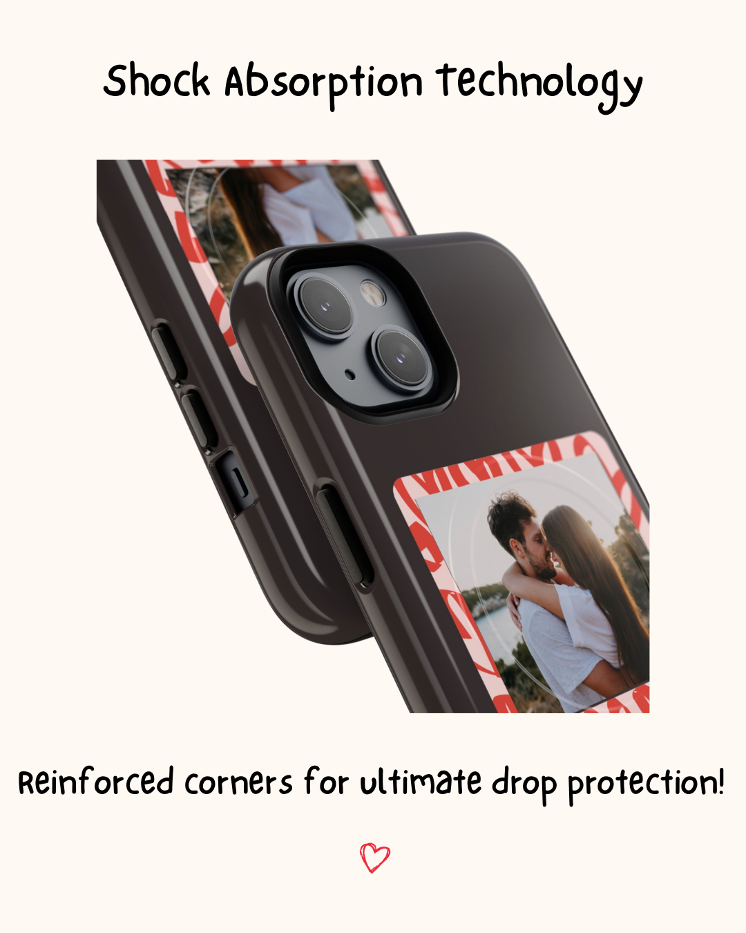 Love Heart Polaroid Phone Case 💕