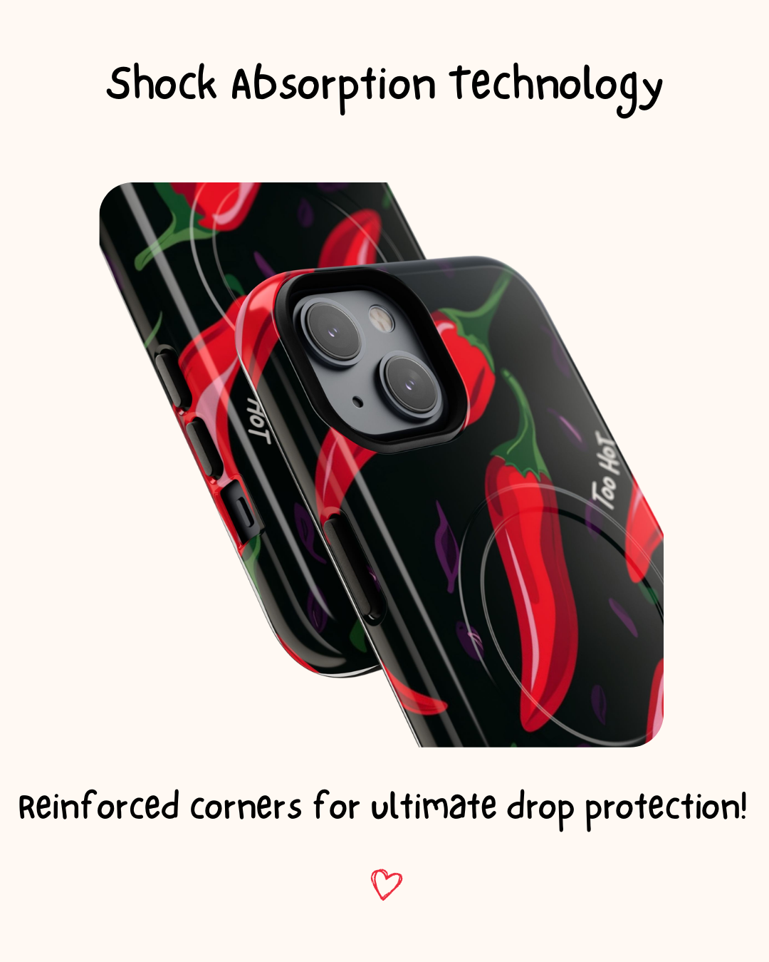Hot Chili Magnetic Phone Case  🌶️