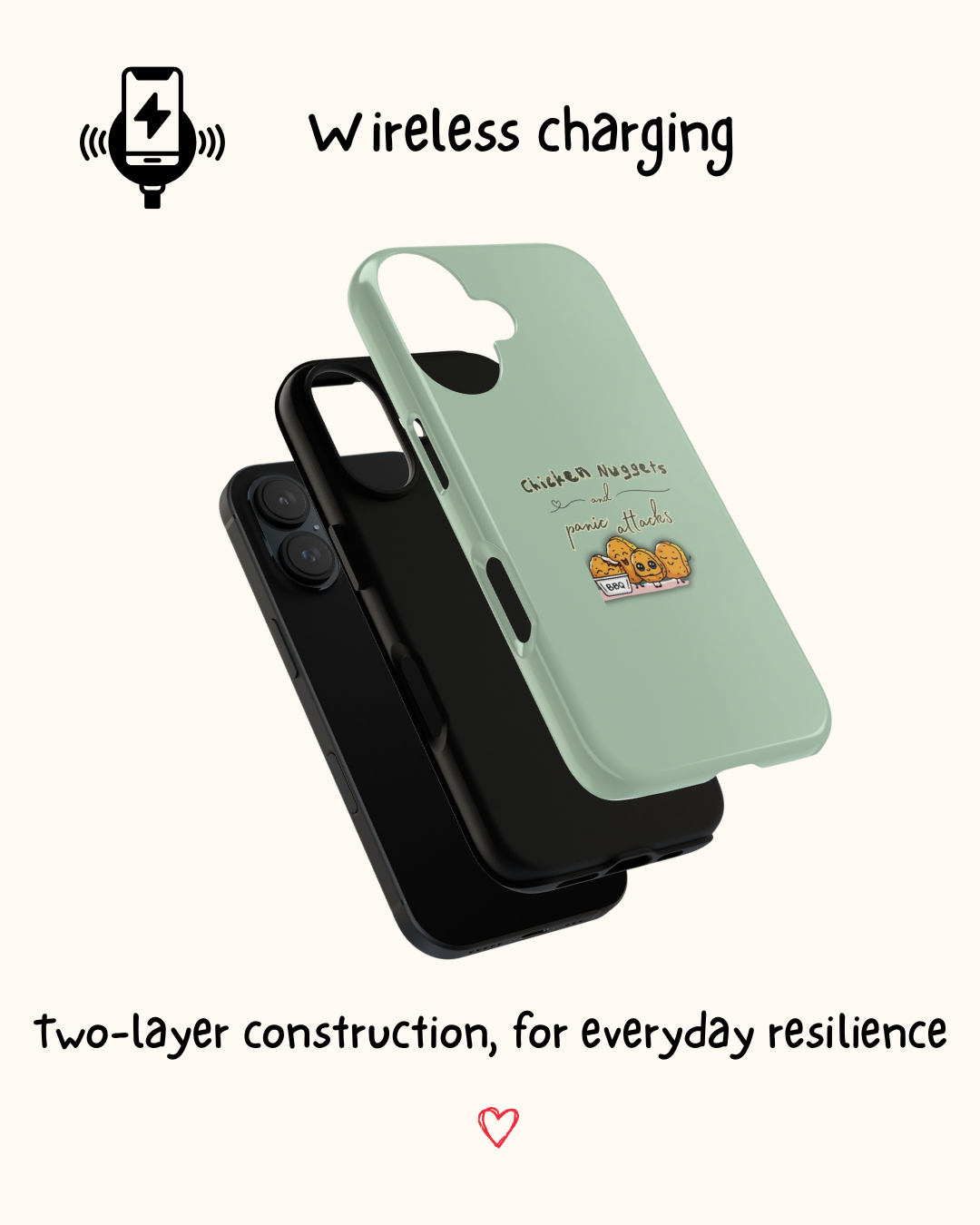 Chicken Nuggets & Panic Attacks Phone Case