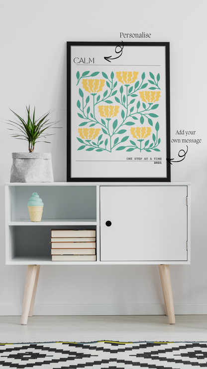 Personalised Botanical Wall Art Print