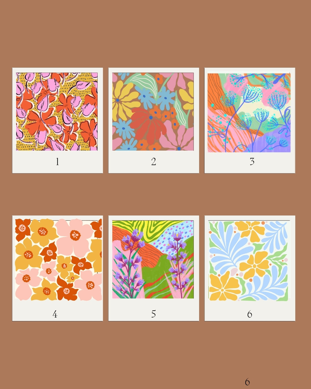 Colourful floral phone case