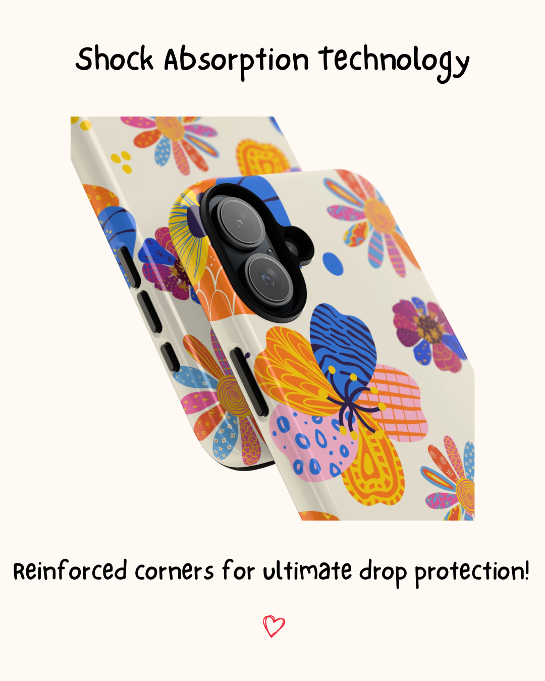 Colourful Floral Phone Case 🌼