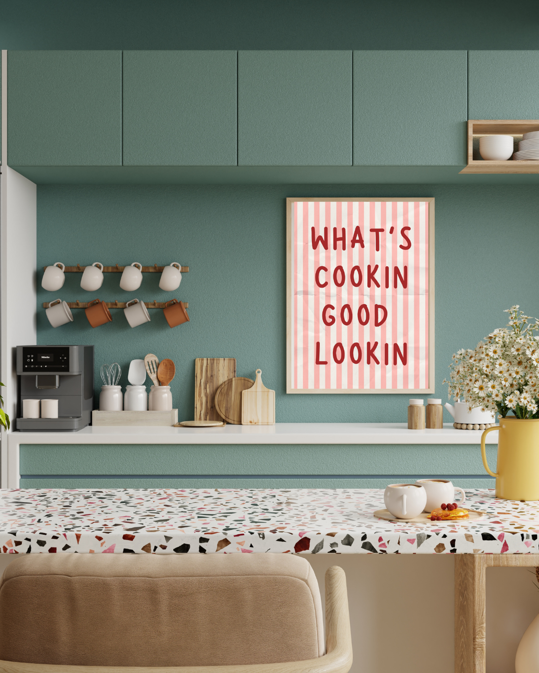 Personalised Sweet Kitchen Wall Art Set