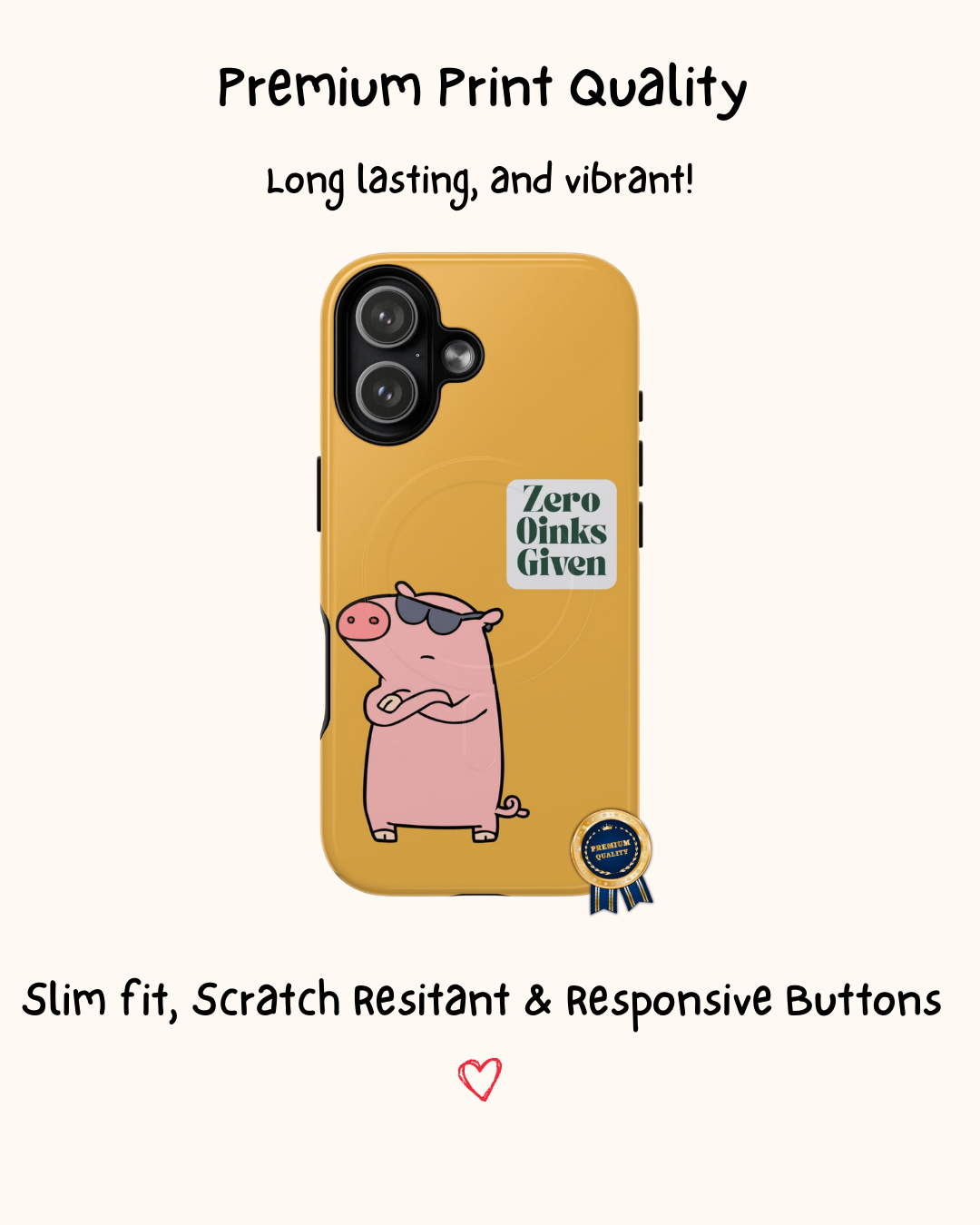 Zero Oinks Magnetic Phone Case