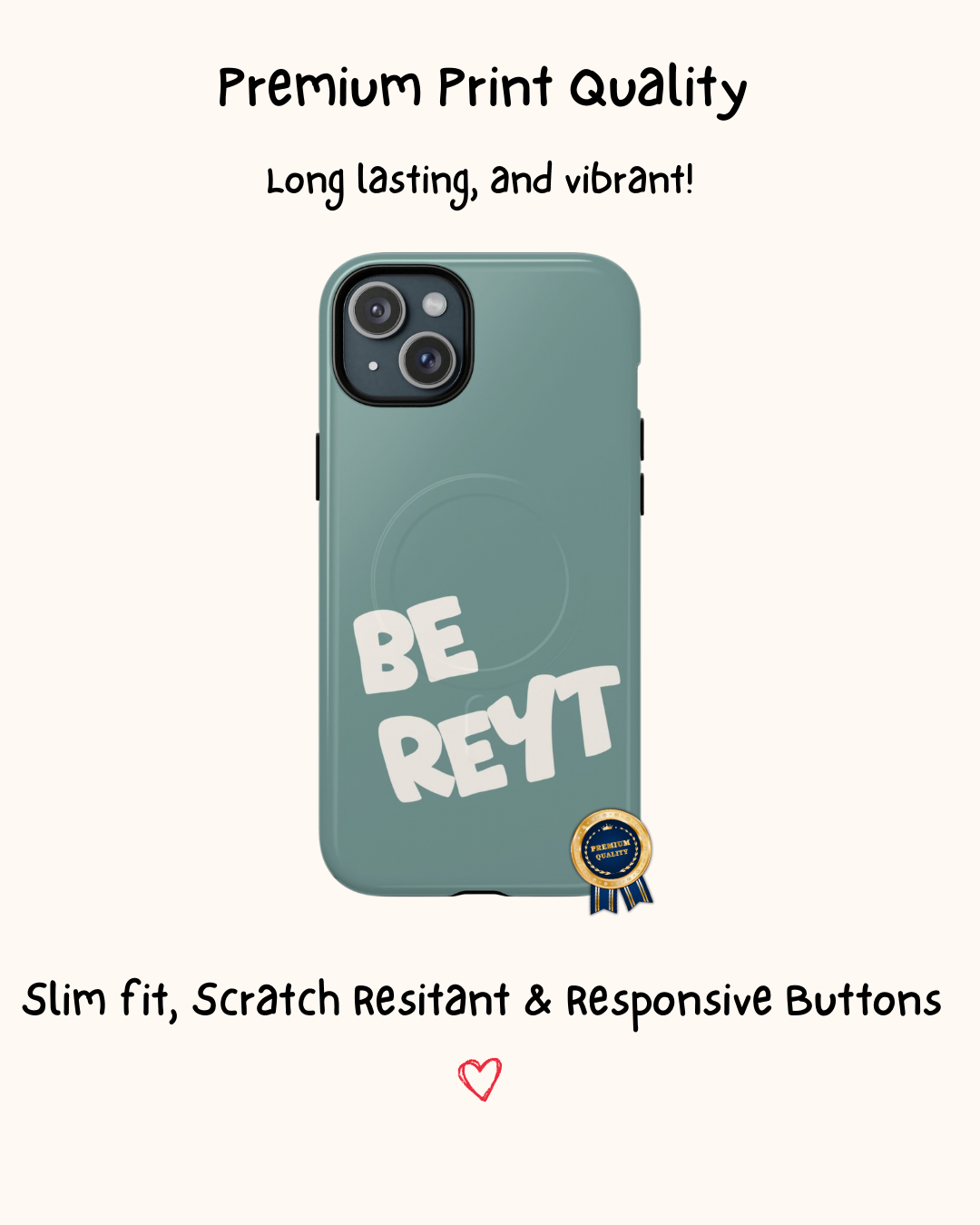 Be Reyt Yorkshire Saying Phone Case