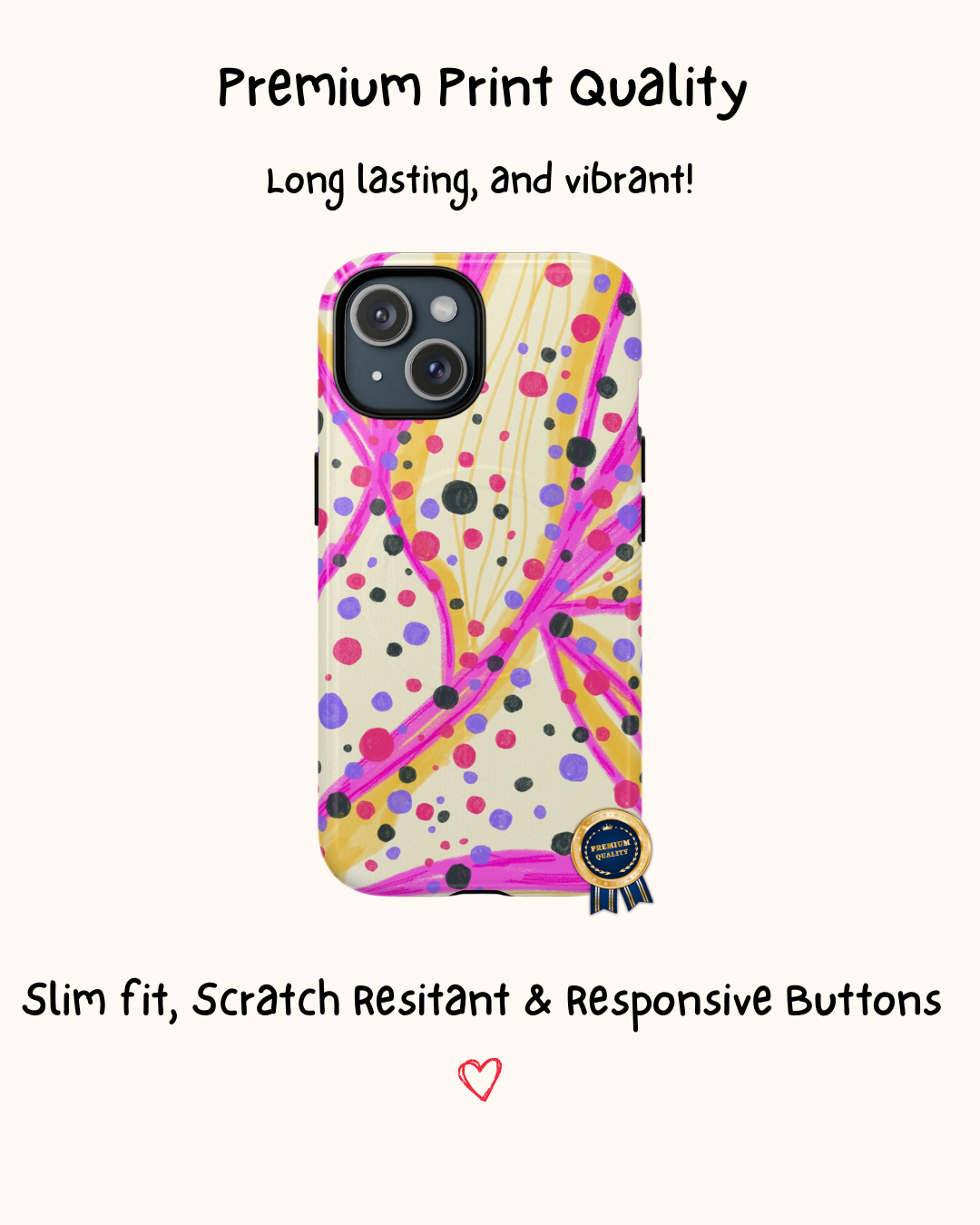 Colourful Funky iPhone Case 🎨