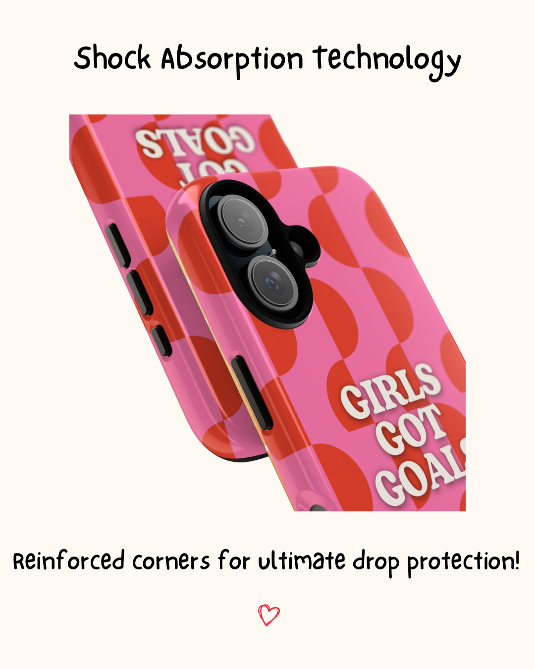 Girls Got Goals, Motivational Phone Case 💕