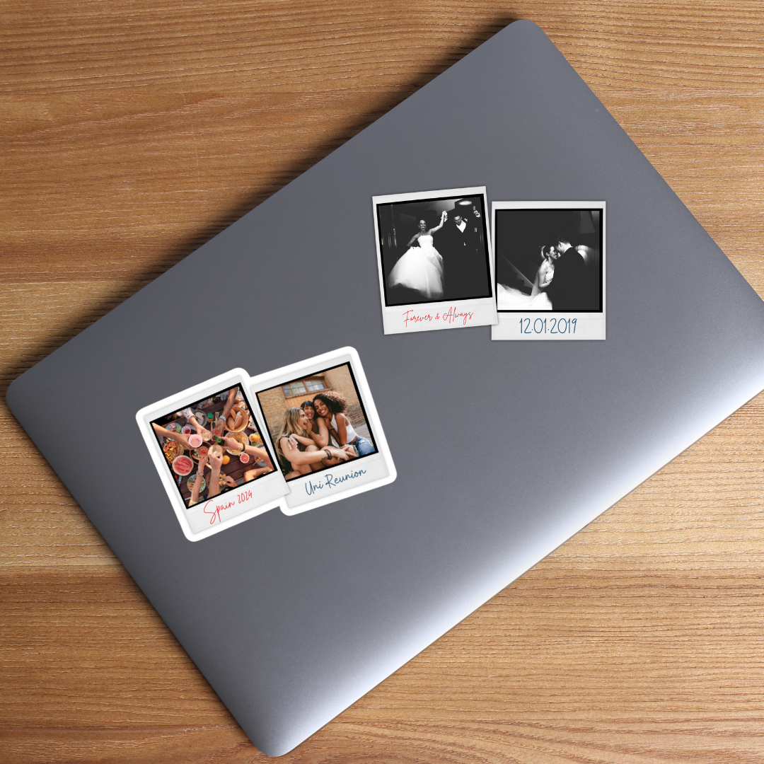 Personalised Polaroid Stickers