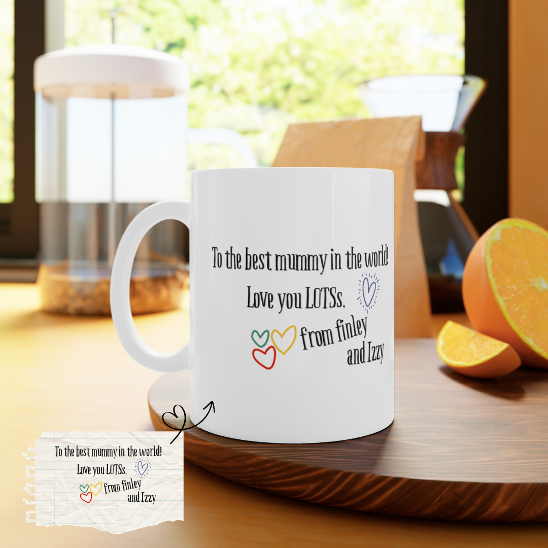 Handwritten Note Mug
