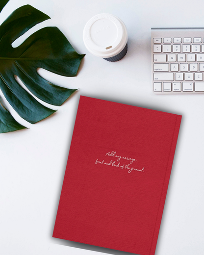 Personalised Handwritten Note Hardback Journal