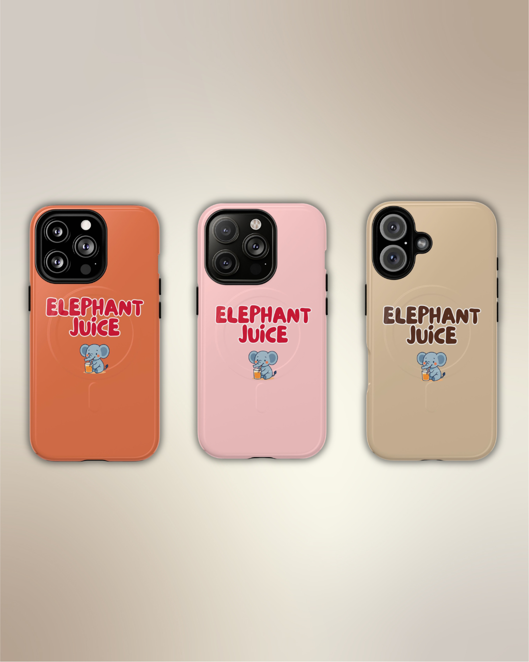 Elephant Juice Colourful Phone Case 🐘