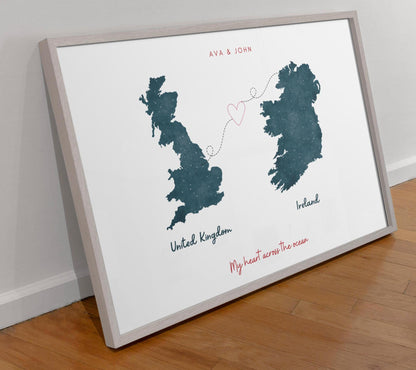 Personalised location love map