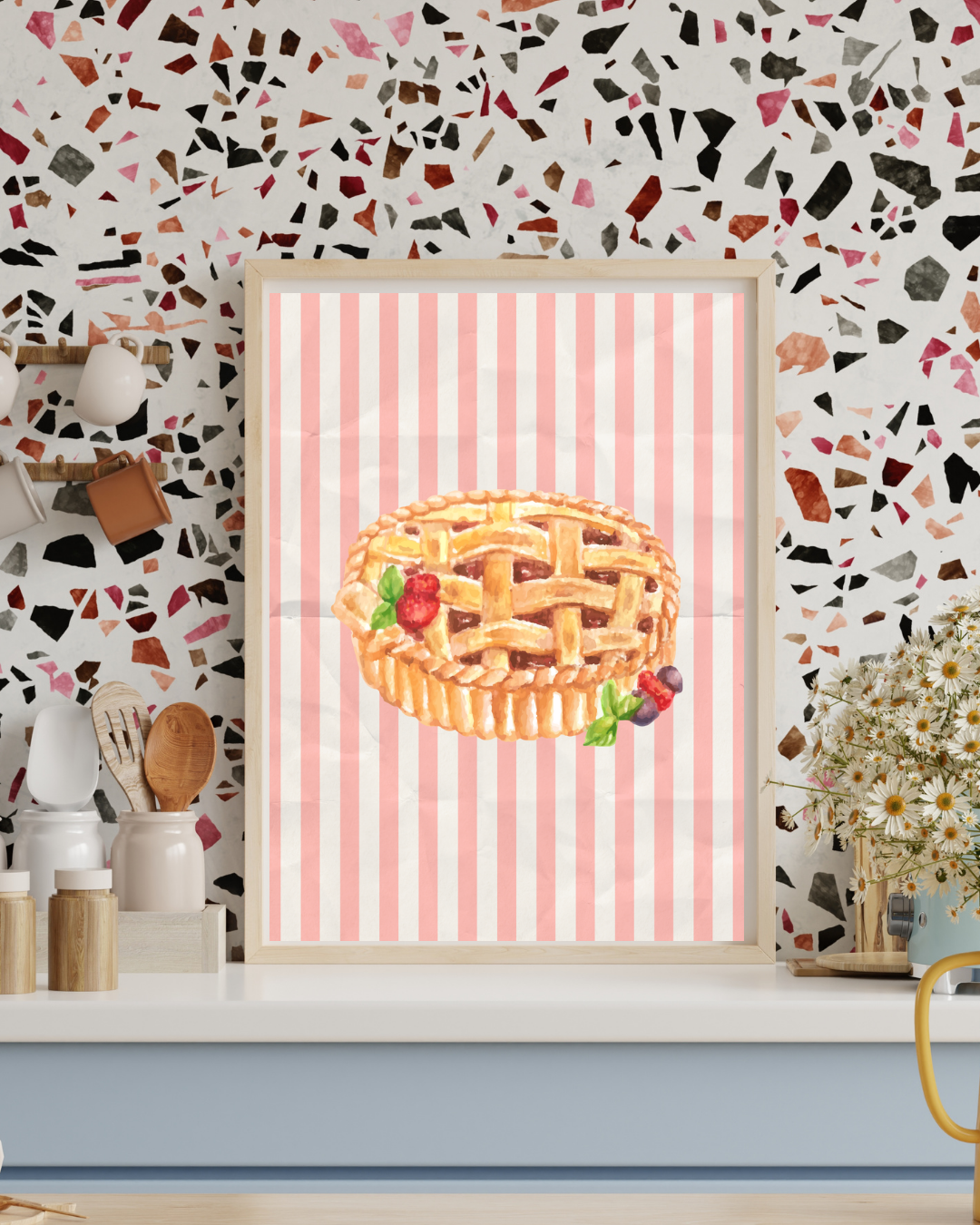 Personalised Sweet Kitchen Wall Art Set