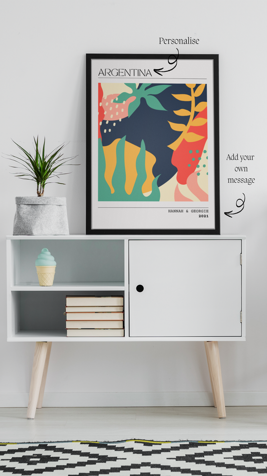 Personalized Abstract Print