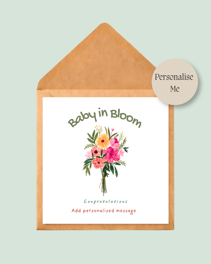 Baby in bloom